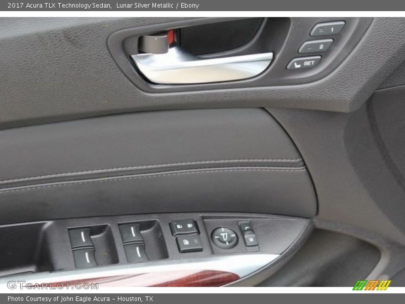 Lunar Silver Metallic / Ebony 2017 Acura TLX Technology Sedan