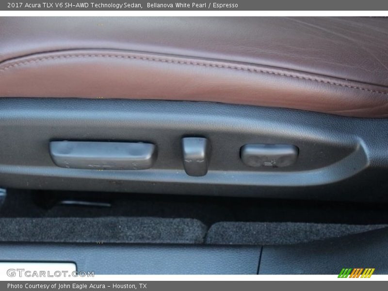 Controls of 2017 TLX V6 SH-AWD Technology Sedan