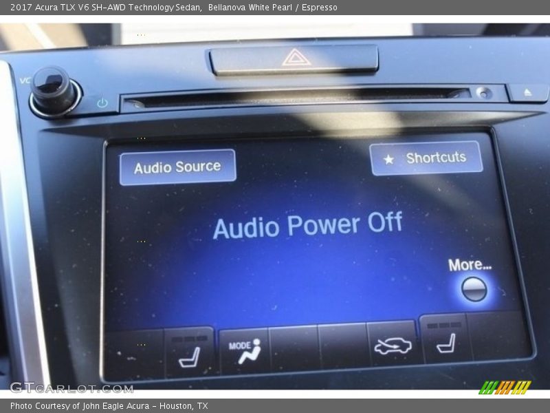 Controls of 2017 TLX V6 SH-AWD Technology Sedan