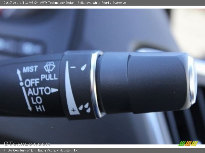 Controls of 2017 TLX V6 SH-AWD Technology Sedan