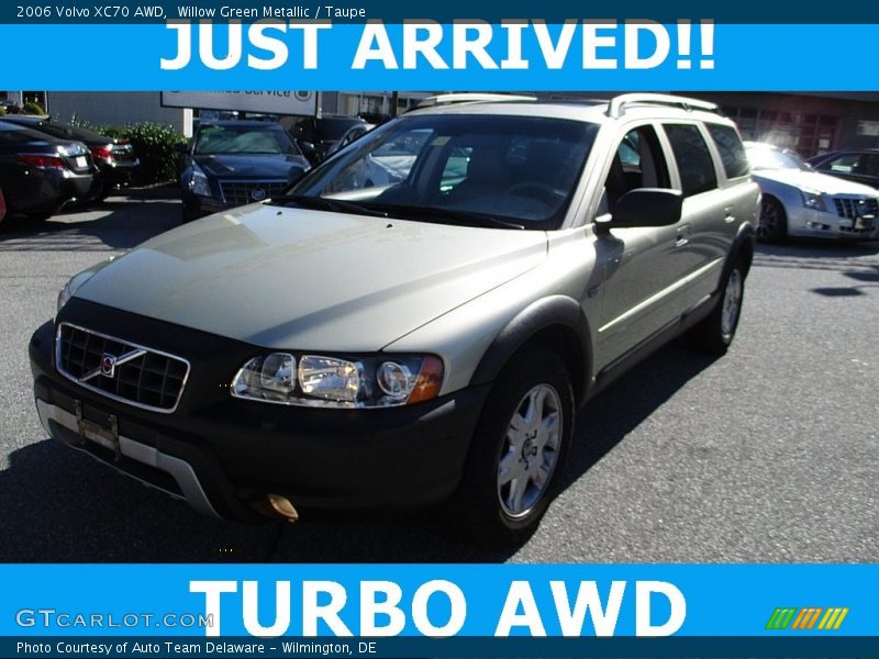 Willow Green Metallic / Taupe 2006 Volvo XC70 AWD