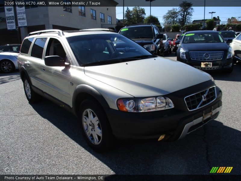 Willow Green Metallic / Taupe 2006 Volvo XC70 AWD