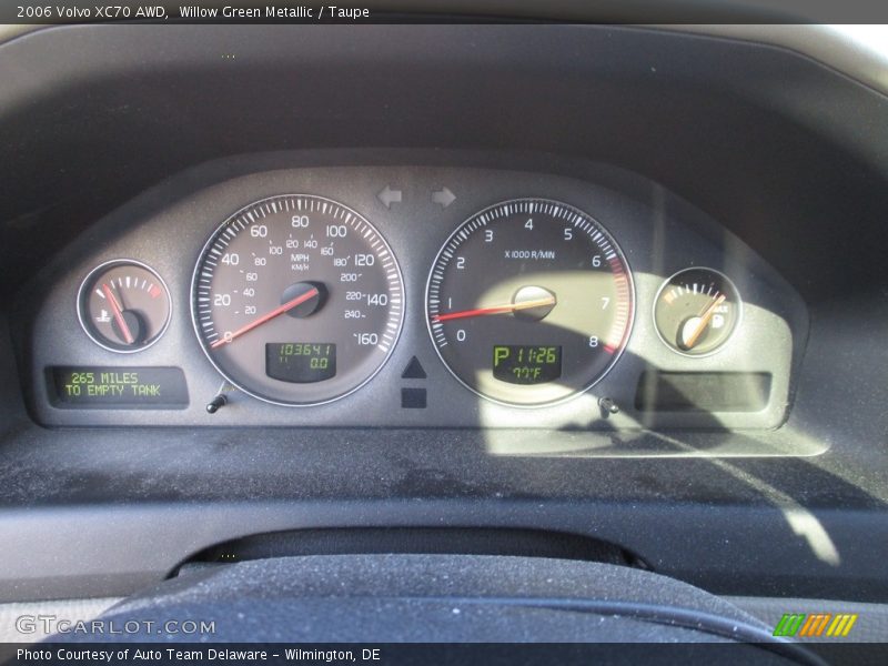 Willow Green Metallic / Taupe 2006 Volvo XC70 AWD