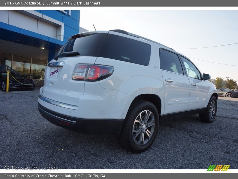 Summit White / Dark Cashmere 2016 GMC Acadia SLT