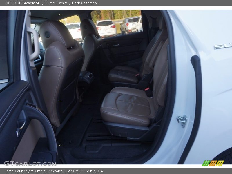 Summit White / Dark Cashmere 2016 GMC Acadia SLT