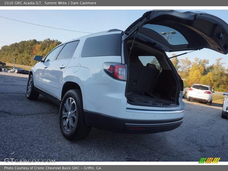 Summit White / Dark Cashmere 2016 GMC Acadia SLT