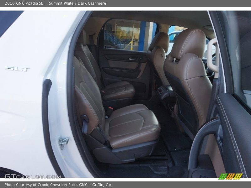 Summit White / Dark Cashmere 2016 GMC Acadia SLT