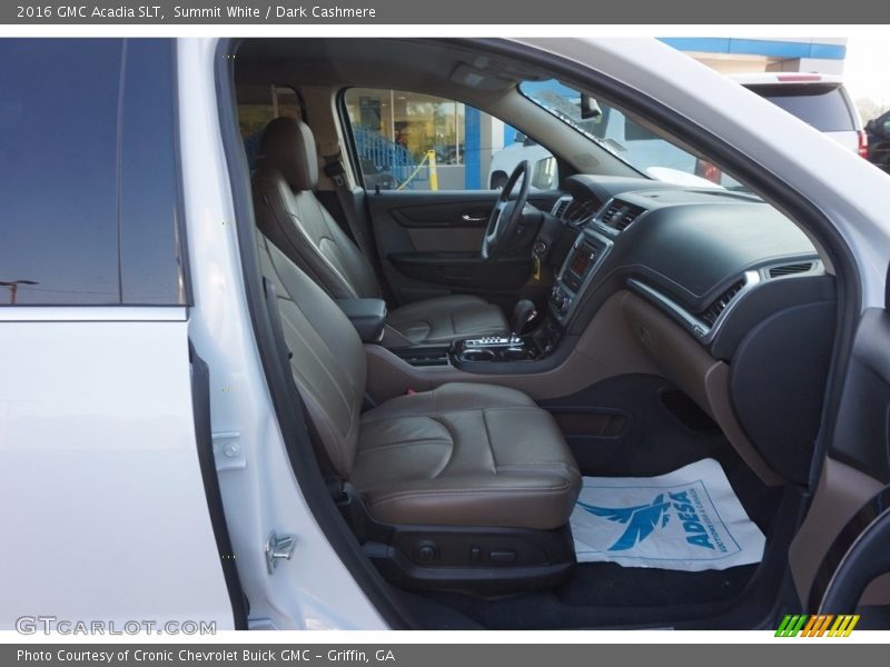 Summit White / Dark Cashmere 2016 GMC Acadia SLT