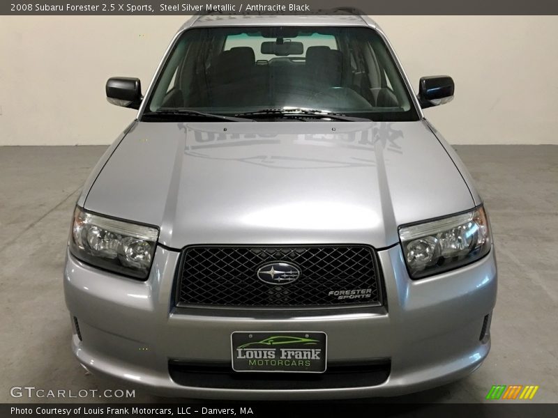 Steel Silver Metallic / Anthracite Black 2008 Subaru Forester 2.5 X Sports