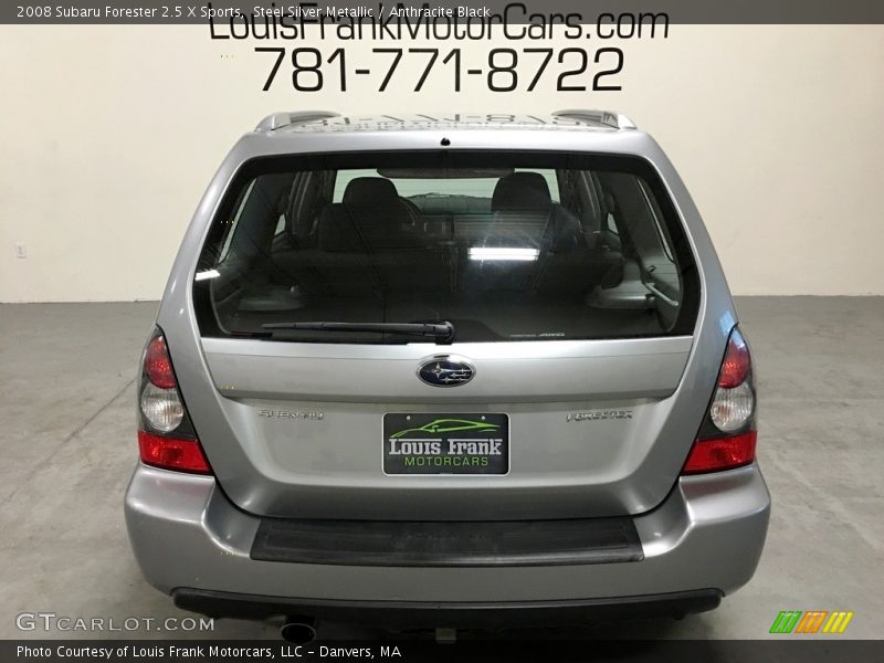 Steel Silver Metallic / Anthracite Black 2008 Subaru Forester 2.5 X Sports