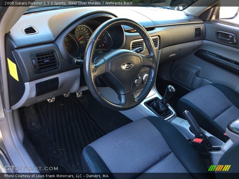 Steel Silver Metallic / Anthracite Black 2008 Subaru Forester 2.5 X Sports