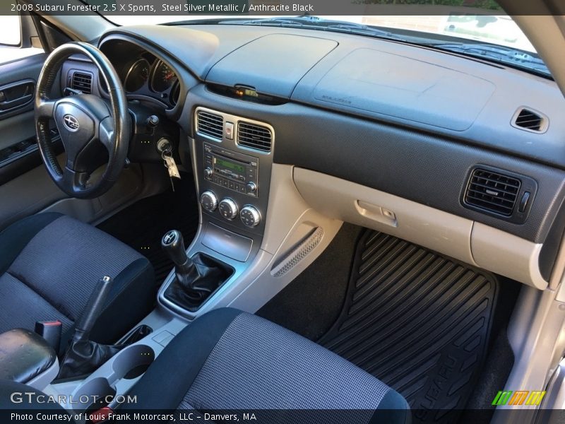 Steel Silver Metallic / Anthracite Black 2008 Subaru Forester 2.5 X Sports