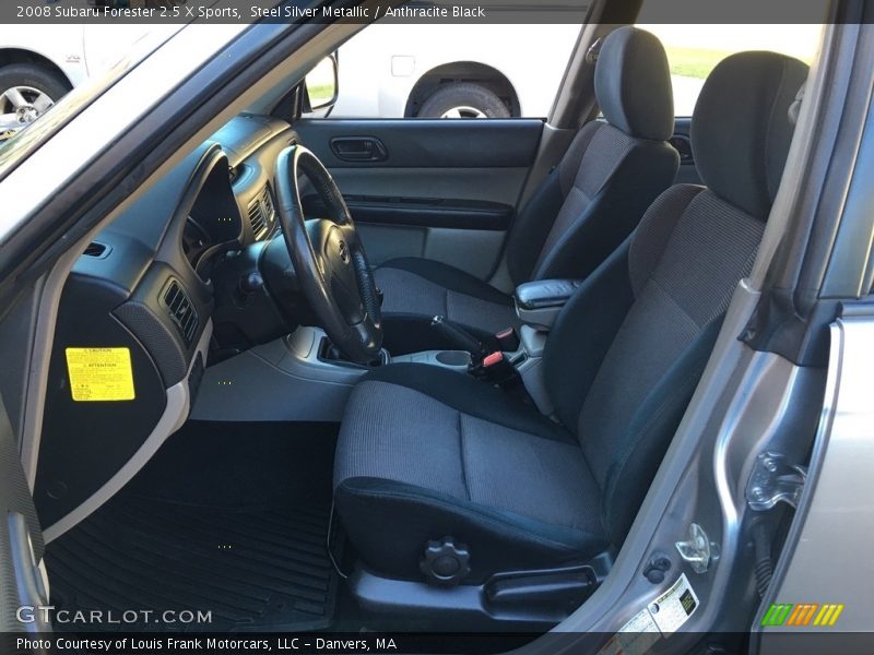 Steel Silver Metallic / Anthracite Black 2008 Subaru Forester 2.5 X Sports
