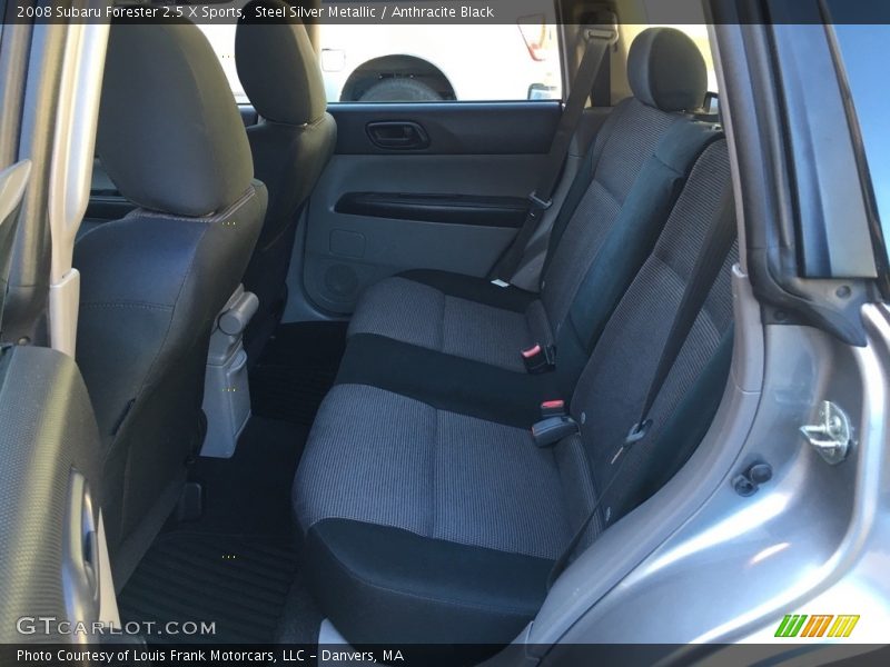 Steel Silver Metallic / Anthracite Black 2008 Subaru Forester 2.5 X Sports