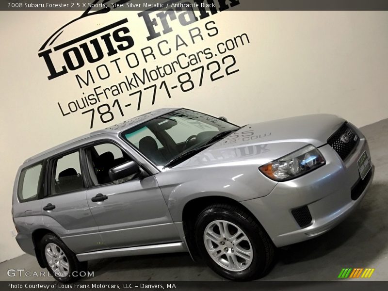 Steel Silver Metallic / Anthracite Black 2008 Subaru Forester 2.5 X Sports