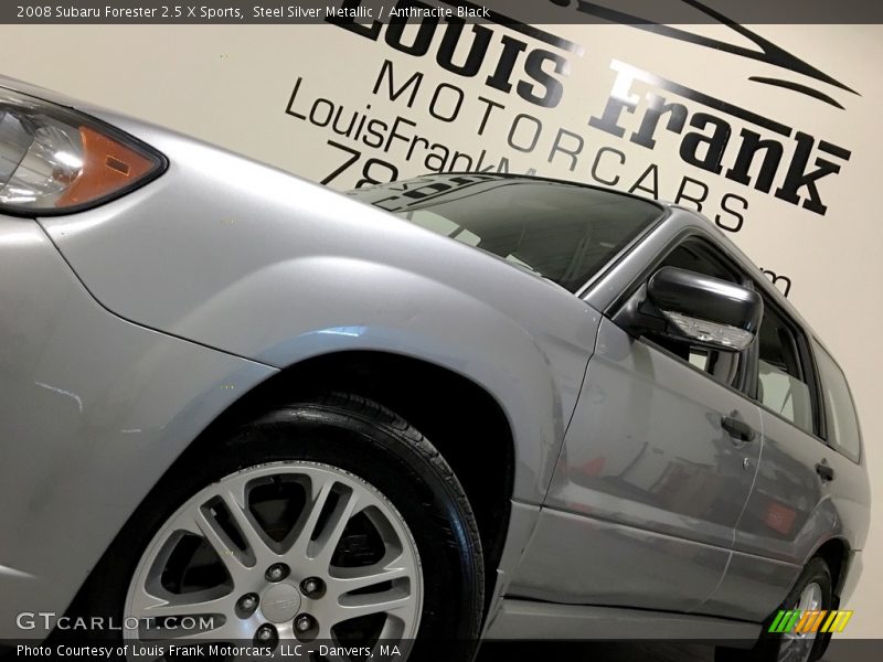 Steel Silver Metallic / Anthracite Black 2008 Subaru Forester 2.5 X Sports