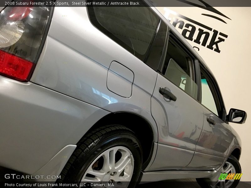 Steel Silver Metallic / Anthracite Black 2008 Subaru Forester 2.5 X Sports