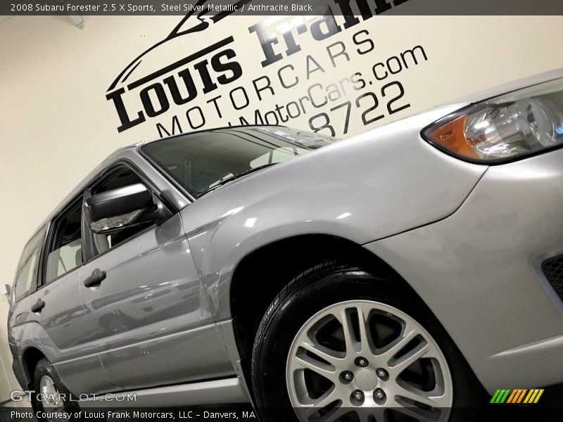 Steel Silver Metallic / Anthracite Black 2008 Subaru Forester 2.5 X Sports