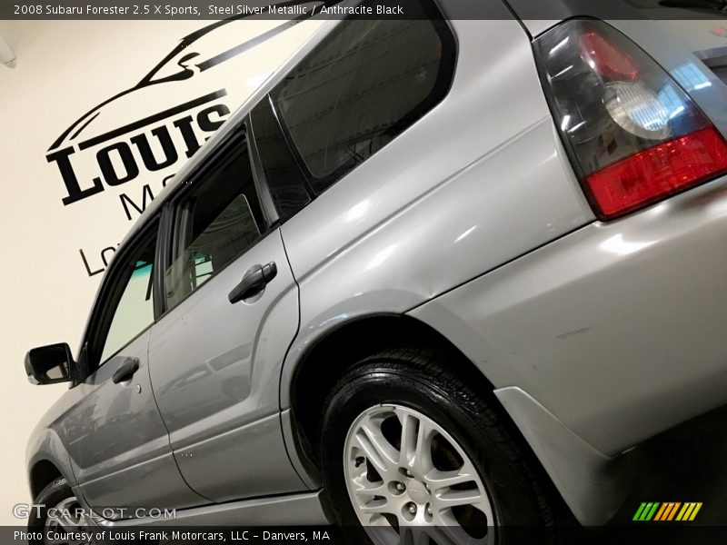 Steel Silver Metallic / Anthracite Black 2008 Subaru Forester 2.5 X Sports