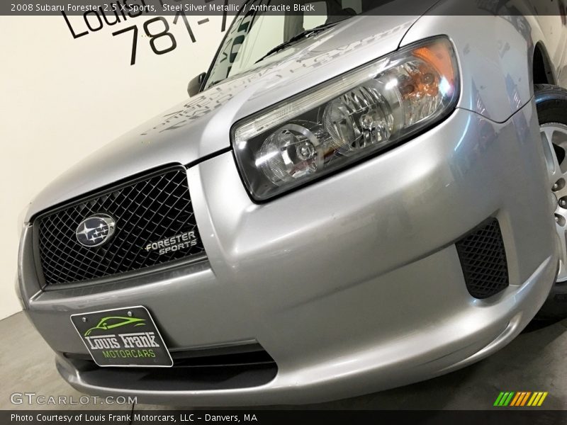 Steel Silver Metallic / Anthracite Black 2008 Subaru Forester 2.5 X Sports