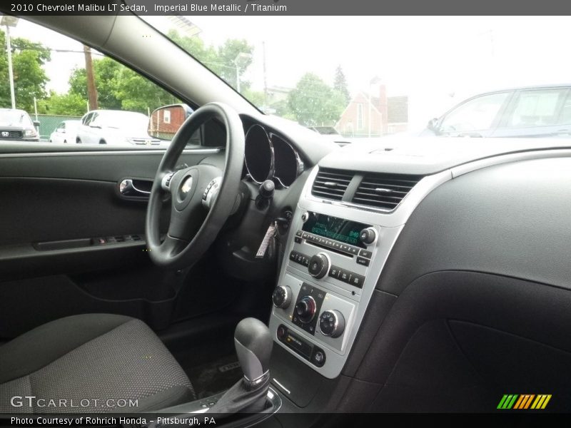 Imperial Blue Metallic / Titanium 2010 Chevrolet Malibu LT Sedan