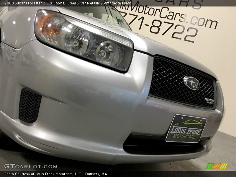 Steel Silver Metallic / Anthracite Black 2008 Subaru Forester 2.5 X Sports