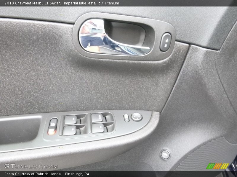 Imperial Blue Metallic / Titanium 2010 Chevrolet Malibu LT Sedan