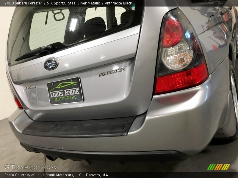 Steel Silver Metallic / Anthracite Black 2008 Subaru Forester 2.5 X Sports