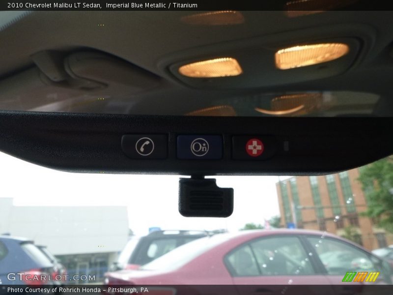 Imperial Blue Metallic / Titanium 2010 Chevrolet Malibu LT Sedan