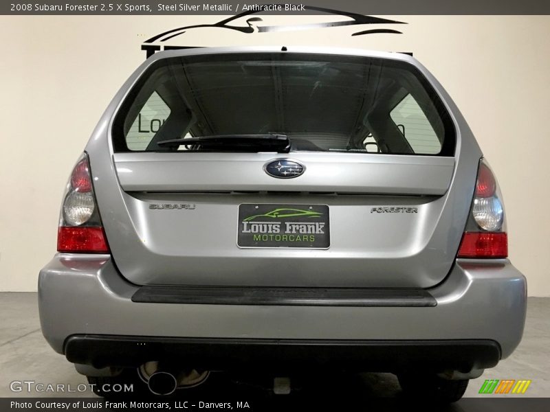 Steel Silver Metallic / Anthracite Black 2008 Subaru Forester 2.5 X Sports