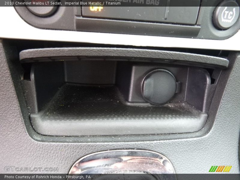 Imperial Blue Metallic / Titanium 2010 Chevrolet Malibu LT Sedan