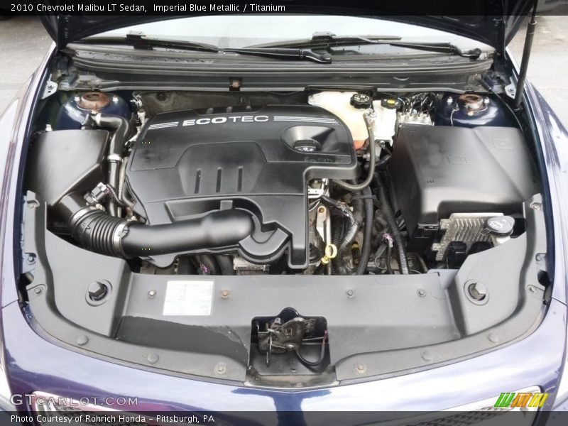 Imperial Blue Metallic / Titanium 2010 Chevrolet Malibu LT Sedan