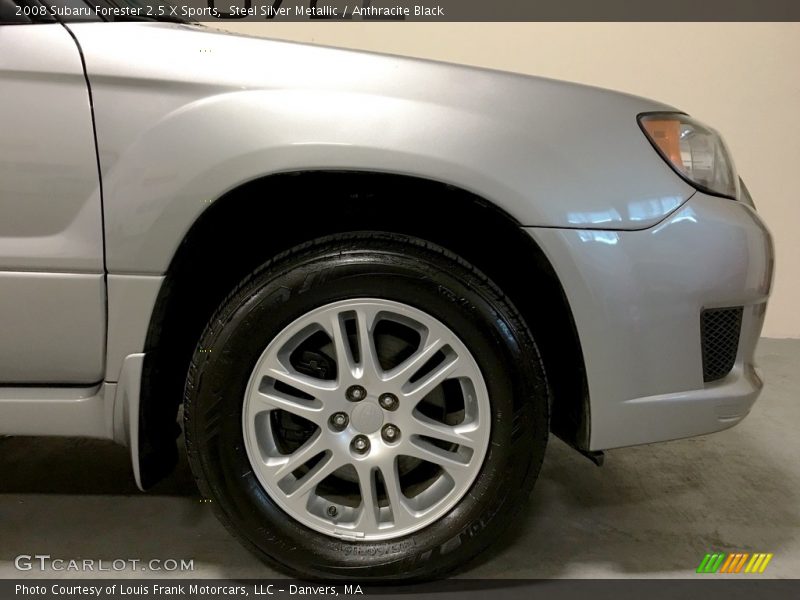 Steel Silver Metallic / Anthracite Black 2008 Subaru Forester 2.5 X Sports