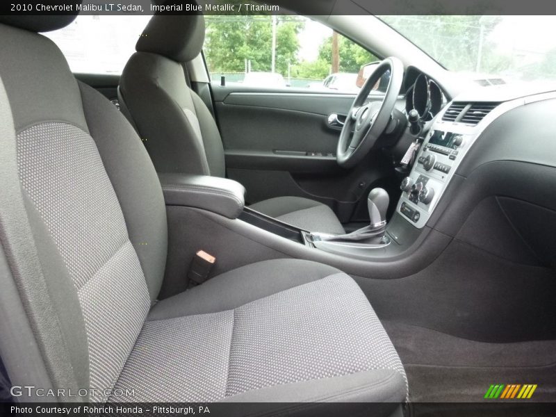 Imperial Blue Metallic / Titanium 2010 Chevrolet Malibu LT Sedan