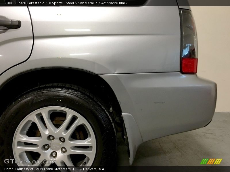 Steel Silver Metallic / Anthracite Black 2008 Subaru Forester 2.5 X Sports