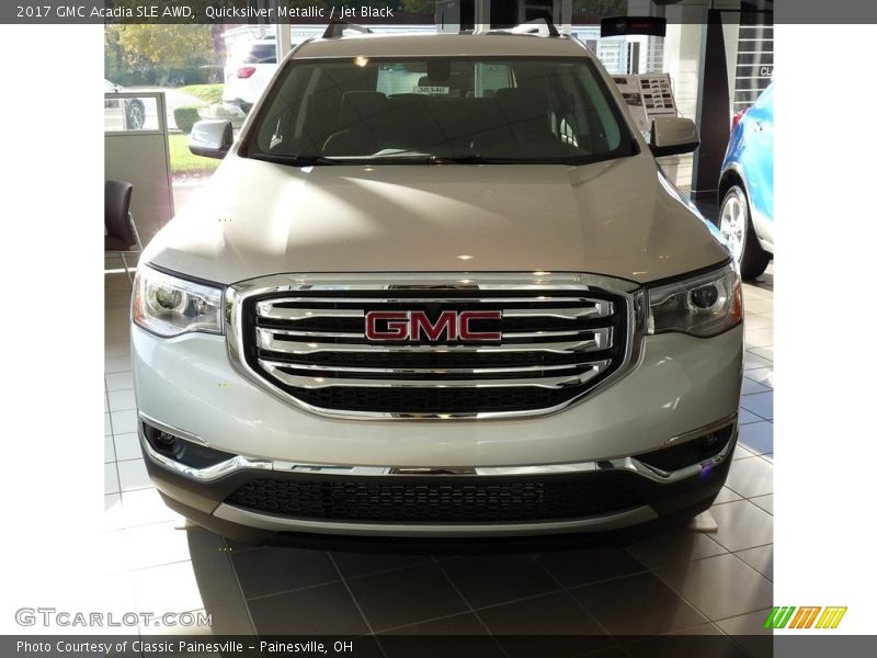 Quicksilver Metallic / Jet Black 2017 GMC Acadia SLE AWD