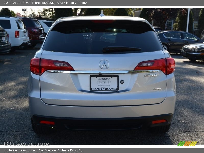 Silver Moon / Ebony 2013 Acura RDX Technology AWD