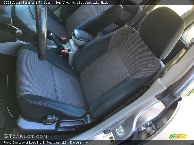 Steel Silver Metallic / Anthracite Black 2008 Subaru Forester 2.5 X Sports