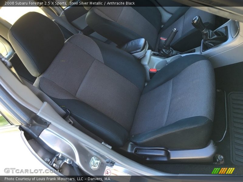 Steel Silver Metallic / Anthracite Black 2008 Subaru Forester 2.5 X Sports