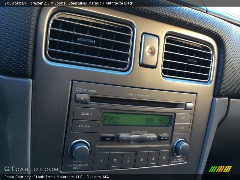 Steel Silver Metallic / Anthracite Black 2008 Subaru Forester 2.5 X Sports