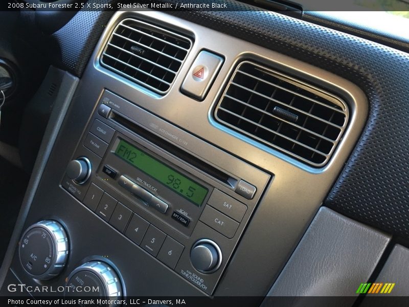 Steel Silver Metallic / Anthracite Black 2008 Subaru Forester 2.5 X Sports