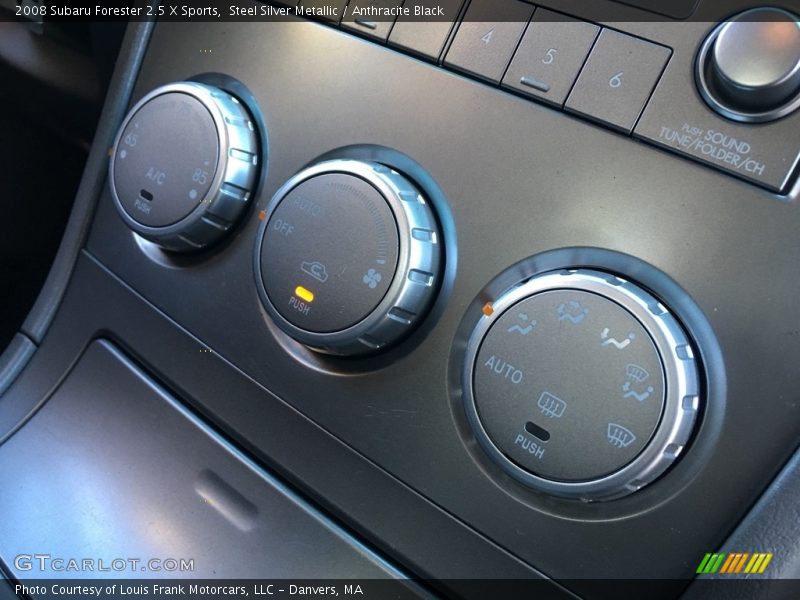 Steel Silver Metallic / Anthracite Black 2008 Subaru Forester 2.5 X Sports