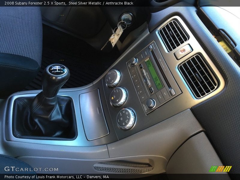 Steel Silver Metallic / Anthracite Black 2008 Subaru Forester 2.5 X Sports