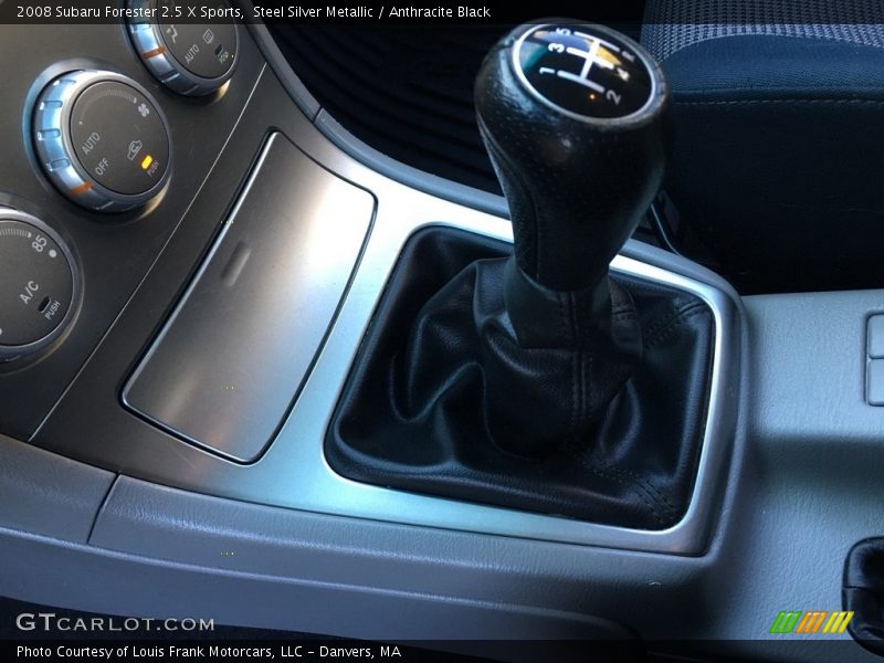 Steel Silver Metallic / Anthracite Black 2008 Subaru Forester 2.5 X Sports