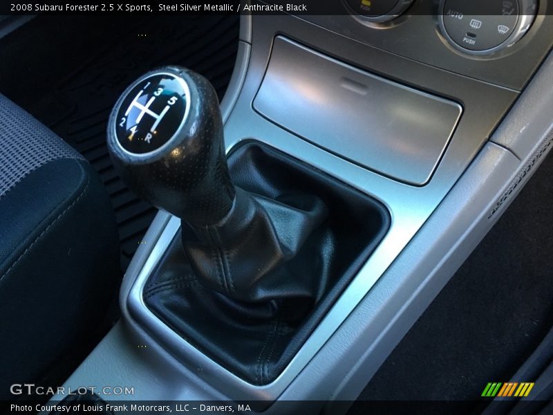 Steel Silver Metallic / Anthracite Black 2008 Subaru Forester 2.5 X Sports