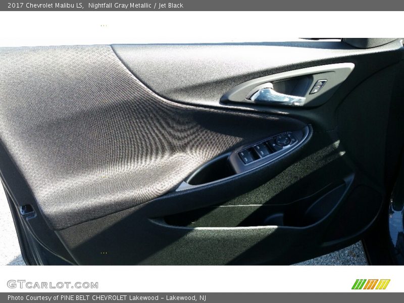 Nightfall Gray Metallic / Jet Black 2017 Chevrolet Malibu LS