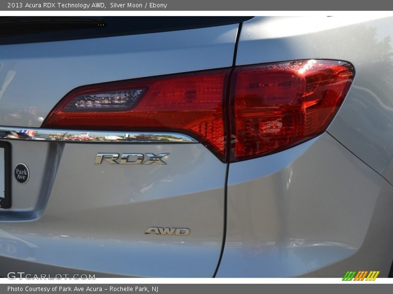 Silver Moon / Ebony 2013 Acura RDX Technology AWD