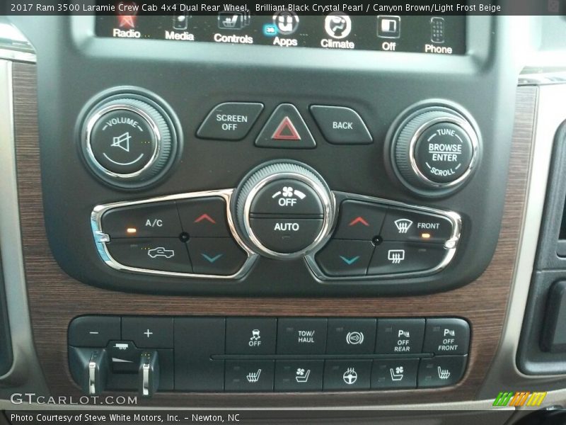 Controls of 2017 3500 Laramie Crew Cab 4x4 Dual Rear Wheel
