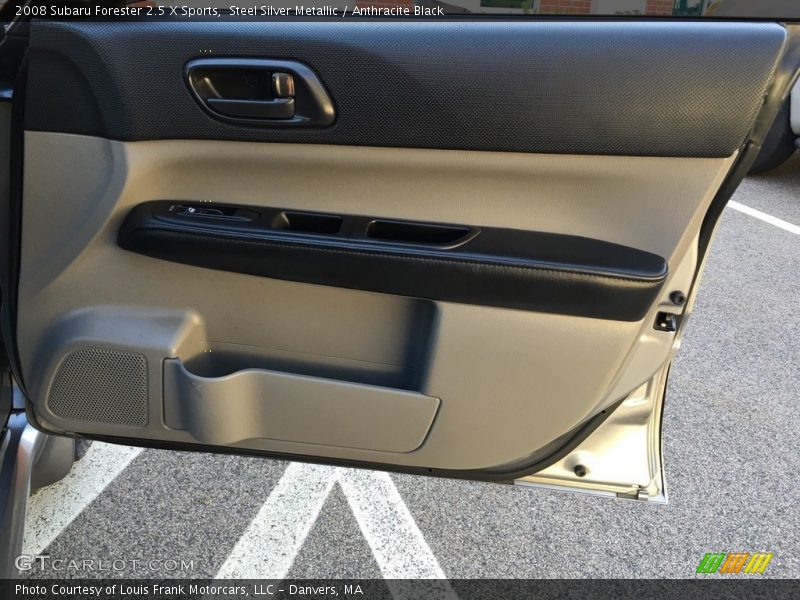 Steel Silver Metallic / Anthracite Black 2008 Subaru Forester 2.5 X Sports