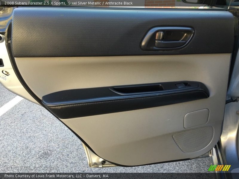 Steel Silver Metallic / Anthracite Black 2008 Subaru Forester 2.5 X Sports